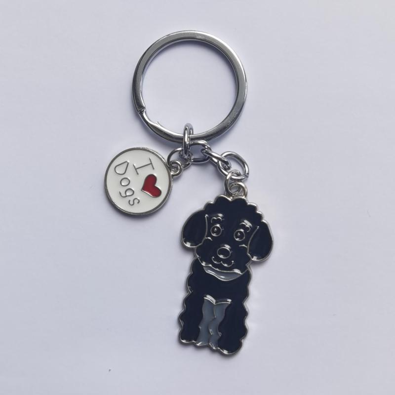 Adorable Poodle Key Chain Dog Lover Gift