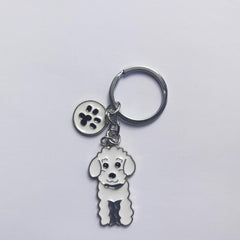 Adorable Poodle Key Chain Dog Lover Gift