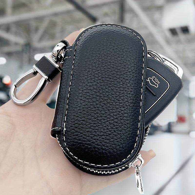 Stylish Universal Car Key Fob Case Key Holder Wallet Red