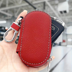 Stylish Universal Car Key Fob Case Key Holder Wallet Red