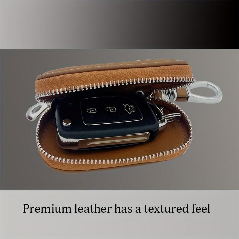 Stylish Universal Car Key Fob Case Key Holder Wallet Red