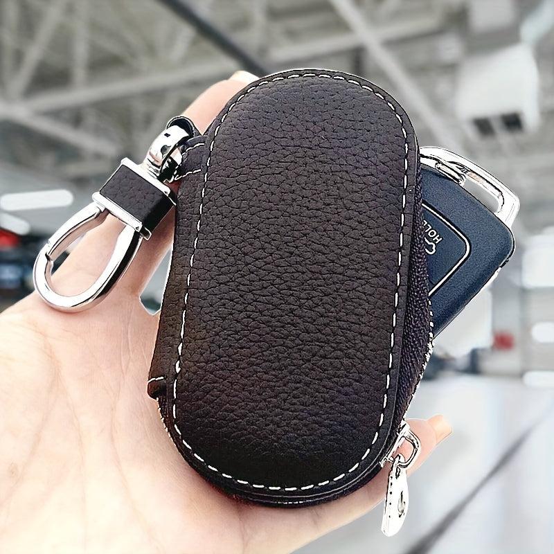 Stylish Universal Car Key Fob Case Key Holder Wallet Red