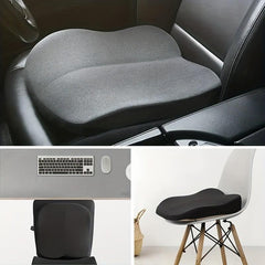 Memory Foam Car Seat Pad - Comfortable Cushion for Driving & Office Chair