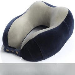 Memory Foam Neck Pillow for Travel, Washable, U Shaped Design
