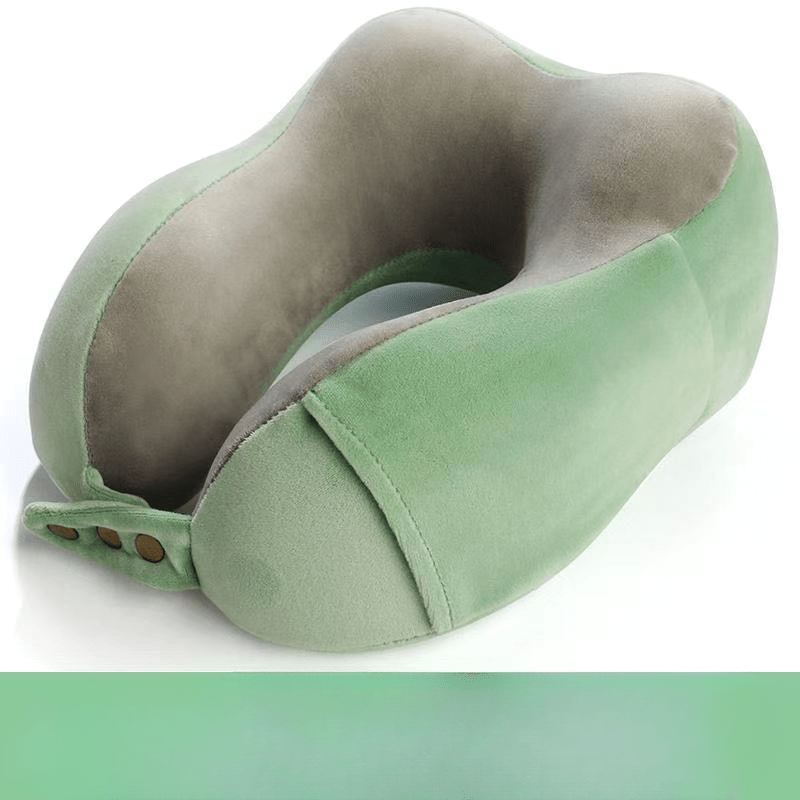 Memory Foam Neck Pillow for Travel, Washable, U Shaped Design