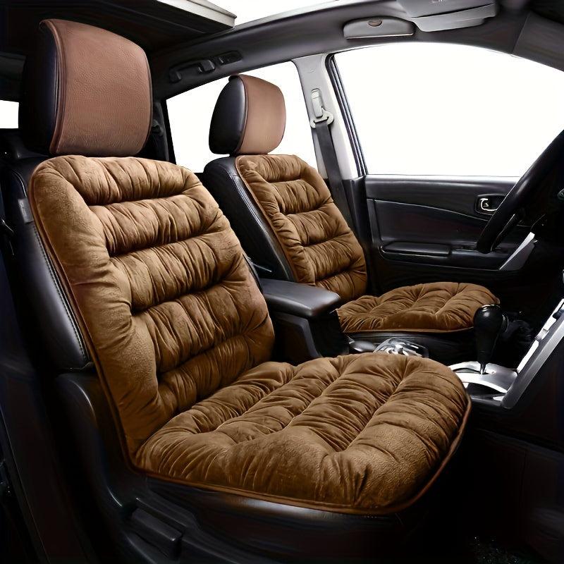 Plush Single Sheet Car Cushion Full Warm Winter Interior Accessory