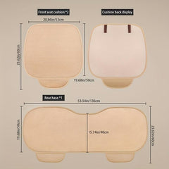 1pc Summer Ice Silk Car Seat Covers Non-slip Breathable Cushion