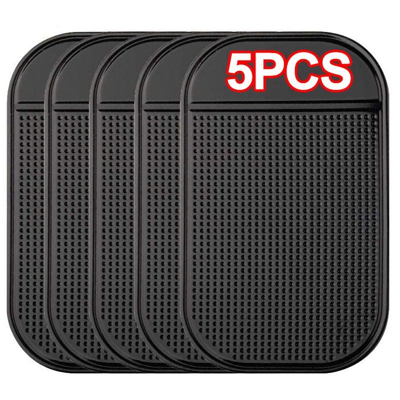 5pcs Car Dashboard Anti slip Mat Mobile Phone Holder Silicone Pad Mat