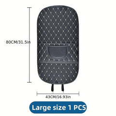 Waterproof Anti Dirty PU Leather Car Seat Back Protector Pad