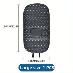 Waterproof Anti Dirty PU Leather Car Seat Back Protector Pad