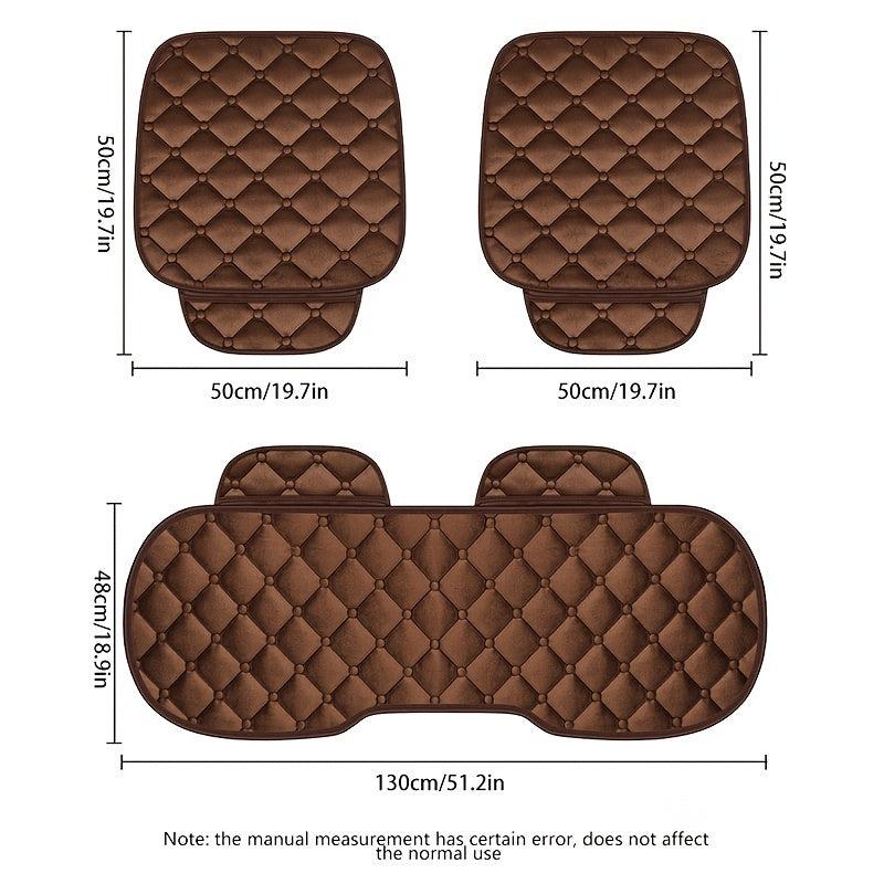Winter Plush Car Seat Covers - Cozy & Comfy 3 Pieces
