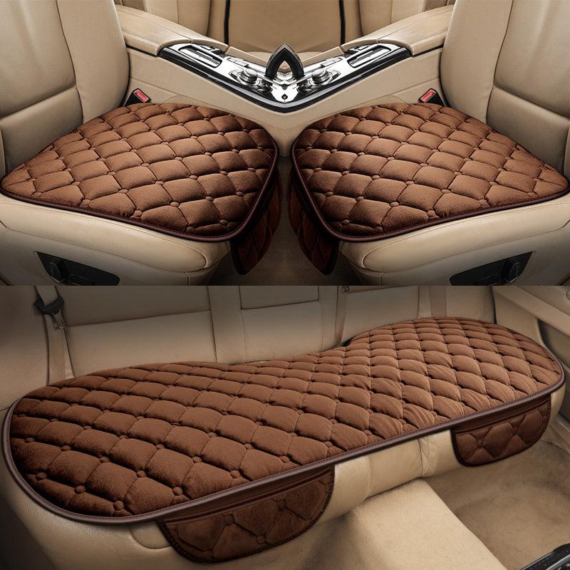Winter Plush Car Seat Covers - Cozy & Comfy 3 Pieces