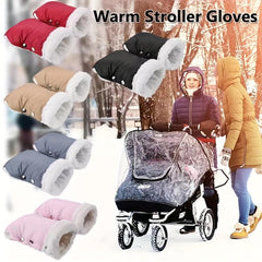 Stroller Gloves Windproof & Waterproof Fleece Hand Warmer