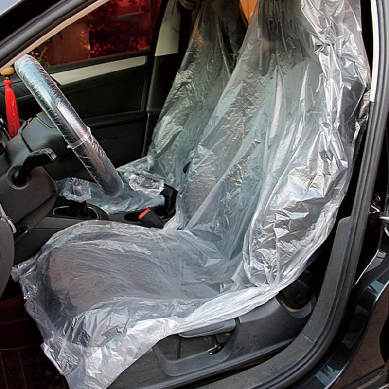 20pcs Reusable Waterproof Car Seat Covers, Universal Protective Plastic Covers