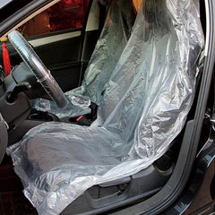 20pcs Reusable Waterproof Car Seat Covers, Universal Protective Plastic Covers