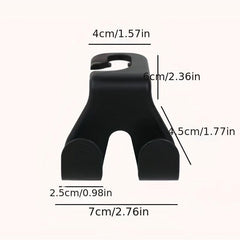 2pcs Car Seat Back Hook Rear Car Mobile Phone Holder