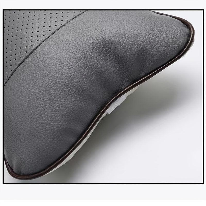 Leather Car Headrest Pillow for Ultimate Driving Comfort