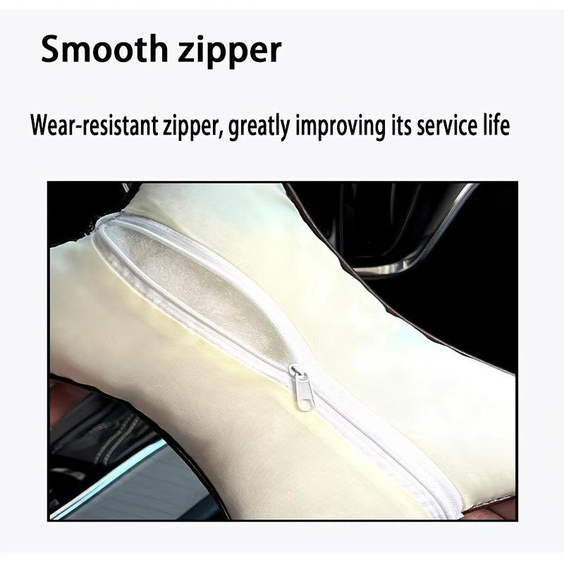 Leather Car Headrest Pillow for Ultimate Driving Comfort
