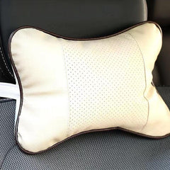 Leather Car Headrest Pillow for Ultimate Driving Comfort