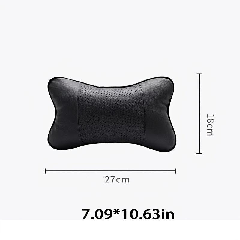 Leather Car Headrest Pillow for Ultimate Driving Comfort