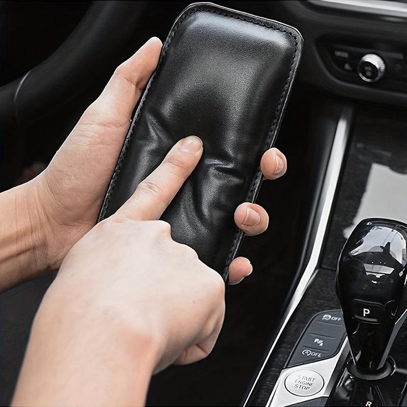 Car Center Console Cushion Pad Soft Leather Auto Armrest Cover