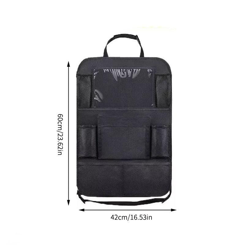 Car Seat Organizer Oxford Fabric Back Pocket Storage Bag Tablet Holder for Kids