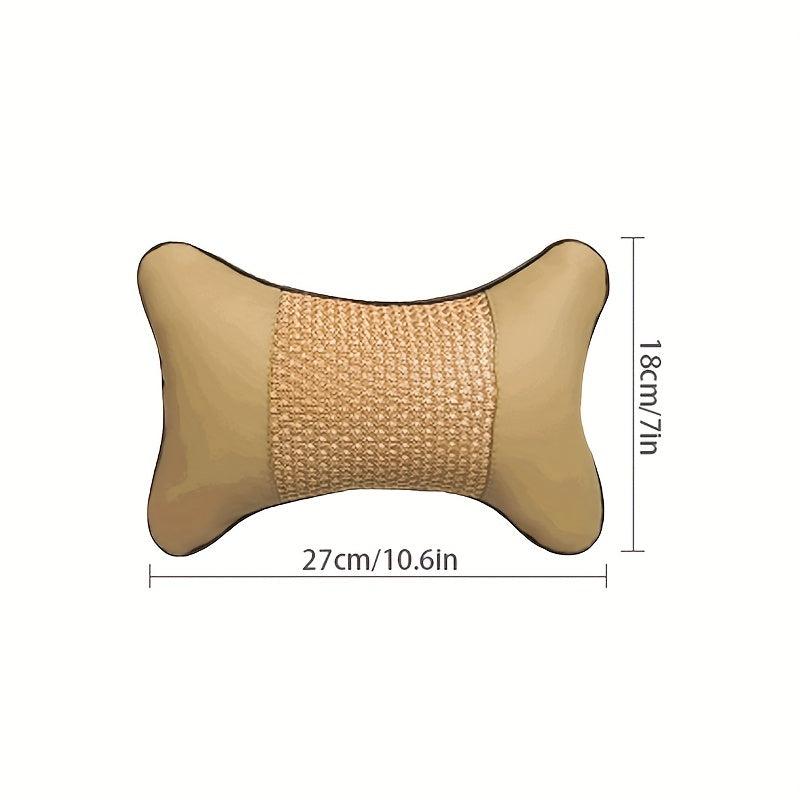 Car Ice Silk Headrest Neck Pillow Single Car Pillow