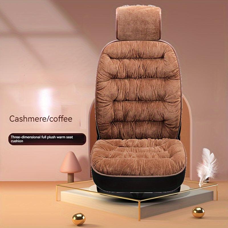 Soft Plush Car Seat Cover Winter Auto Interior Accessories