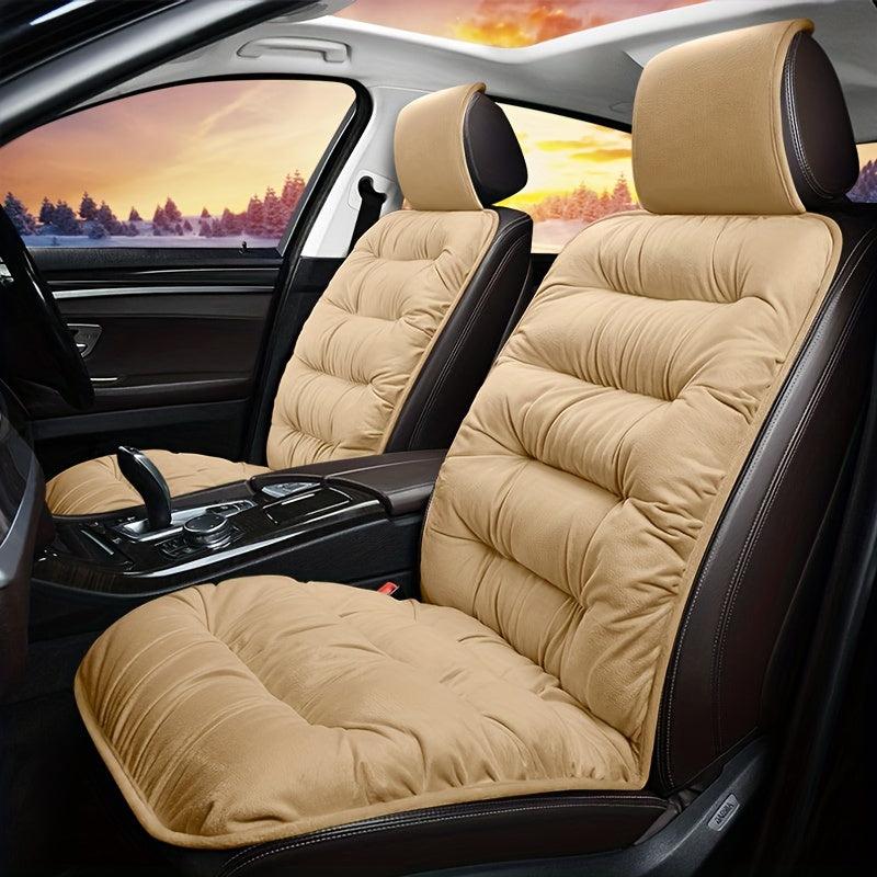 Soft Plush Car Seat Cover Winter Auto Interior Accessories