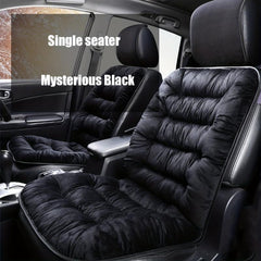 Winter Plush Car Seat Cushion with Backrest - Variety of Colors