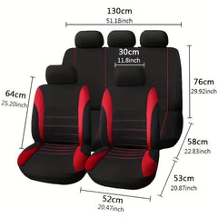 Universal Full Car Seat Cover For Five Seats SUV