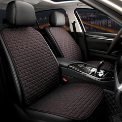 Flax Car Seat Cover Set Linen Fabric Car Seat Protector Universal Size