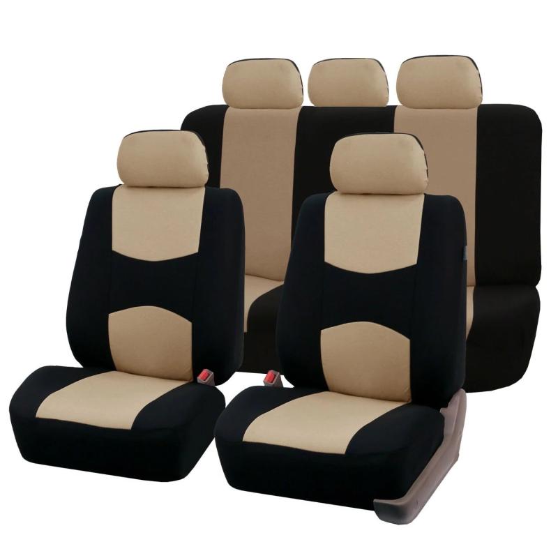 Universal Car Seat Cover 2mm Sponge Full Set 9pcs