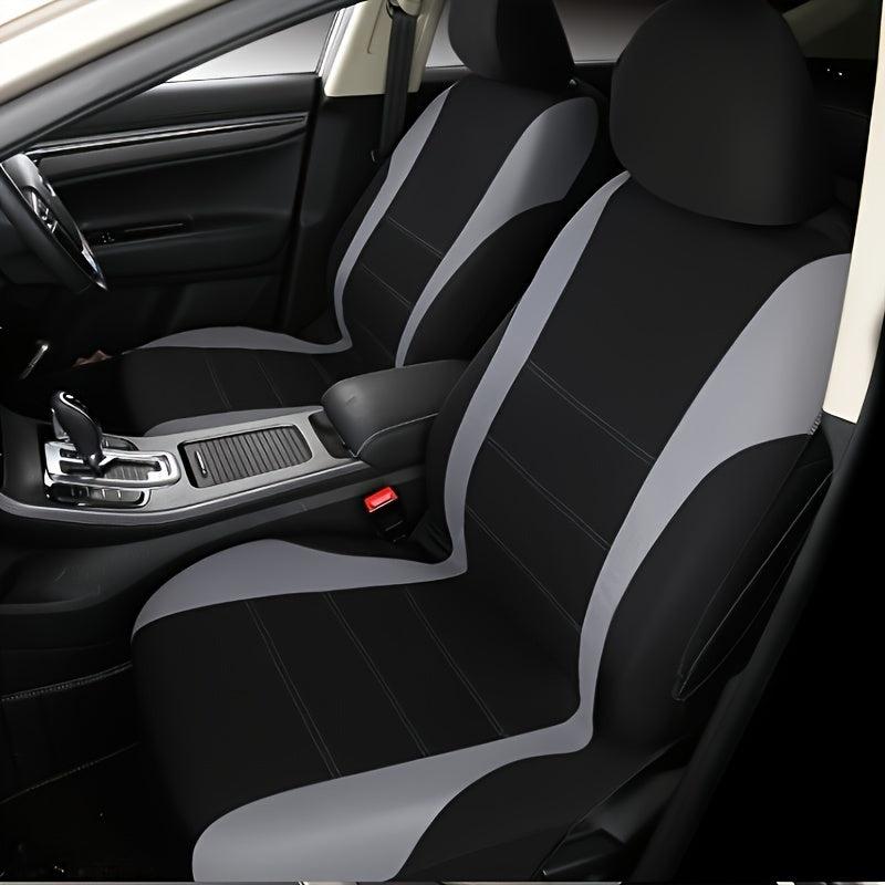 2pcs Car Seat Cover Polyester Mesh Front Seat Cover