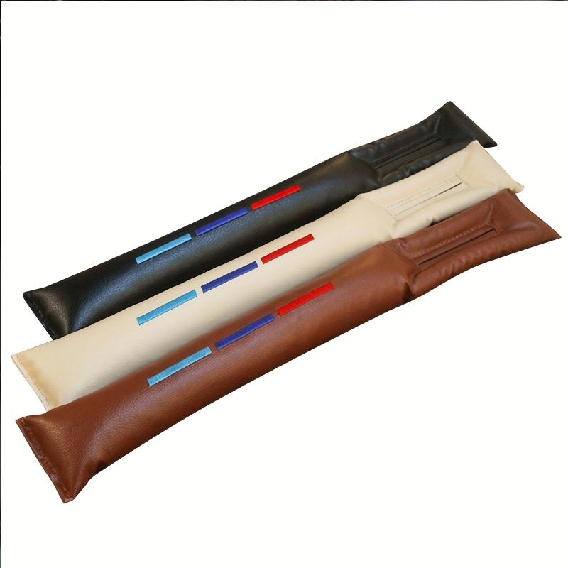 2pcs PU Leather Car Seat Crevice Gap Filler Cover Pad