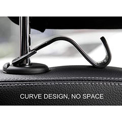 4pcs Car Seat Headrest Hook Hanger Organizer For Handbag Purse Coat Universal