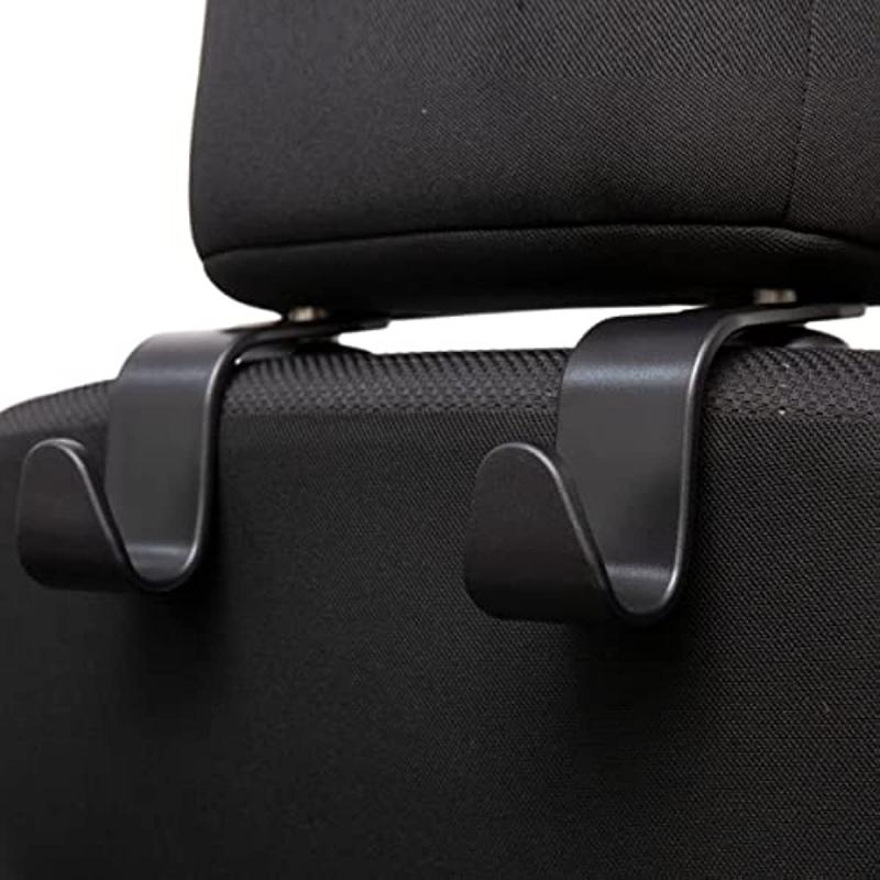 4pcs Car Seat Headrest Hook Hanger Organizer For Handbag Purse Coat Universal