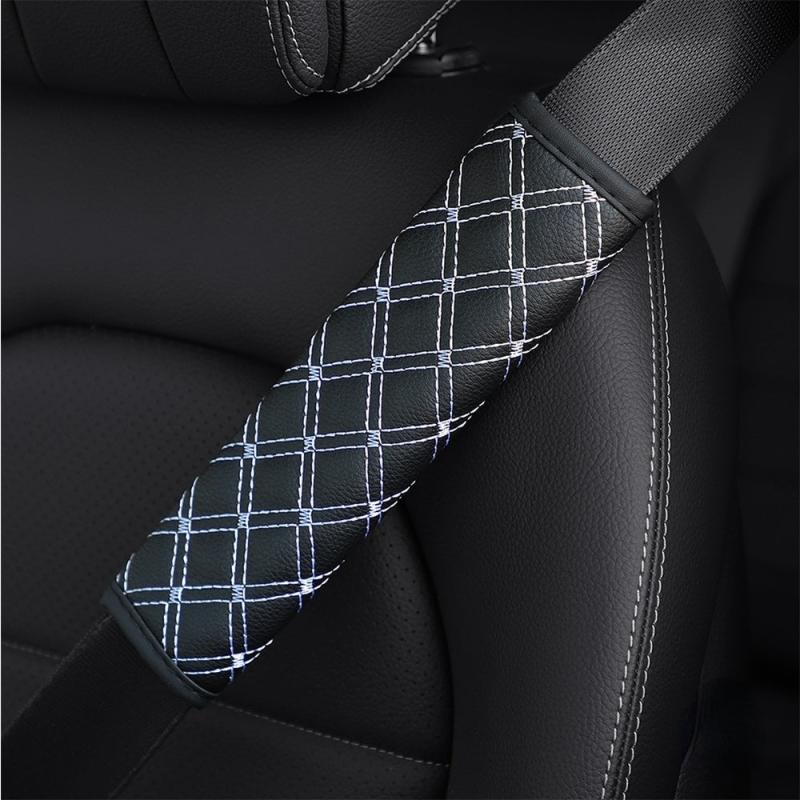 2pcs Car Seat Cover Belt Shoulder Pad Auto Safety Belts Shoulder