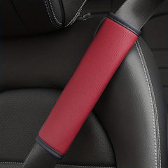 Skin Sensitive PU Leather Car Seat Shoulder Protector Cloth