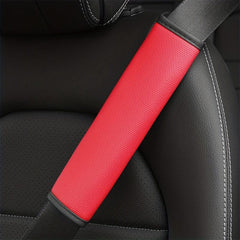 Skin Sensitive PU Leather Car Seat Shoulder Protector Cloth