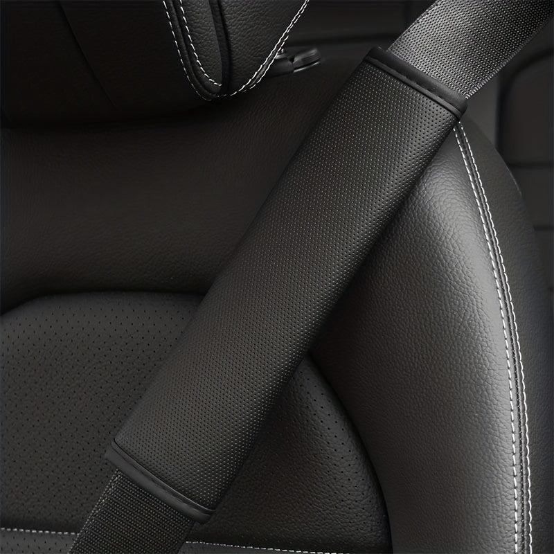 Skin Sensitive PU Leather Car Seat Shoulder Protector Cloth
