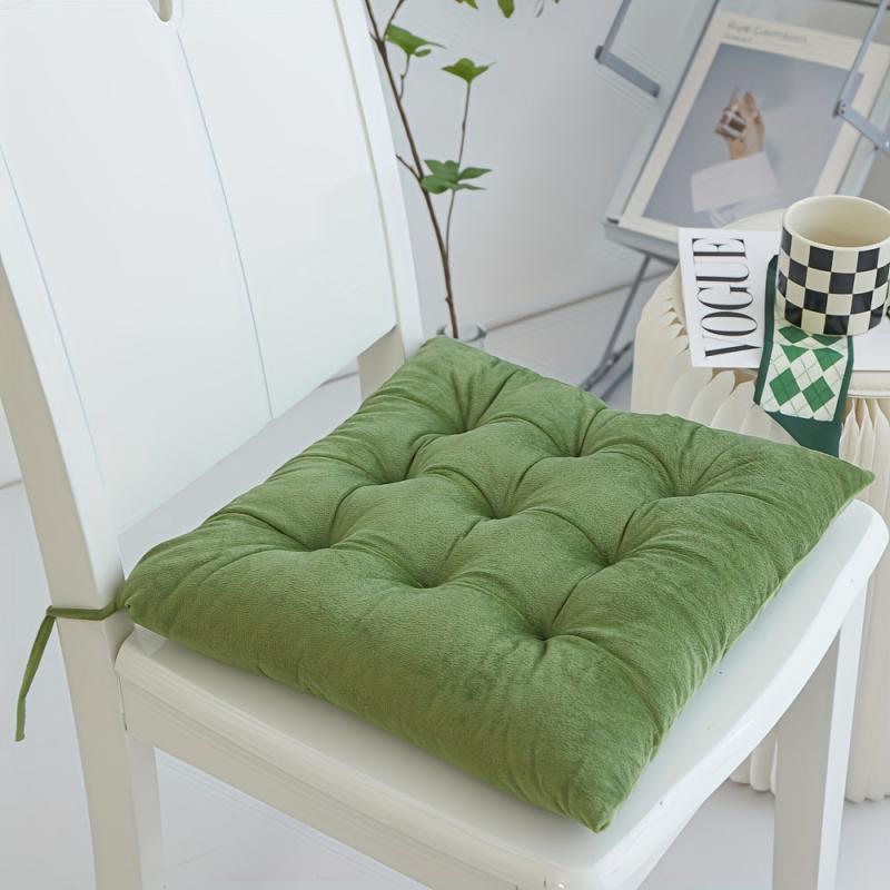 1PC Car Seat Cushion Thick Plush Chair Cushion Office Sitting Butt Cushion