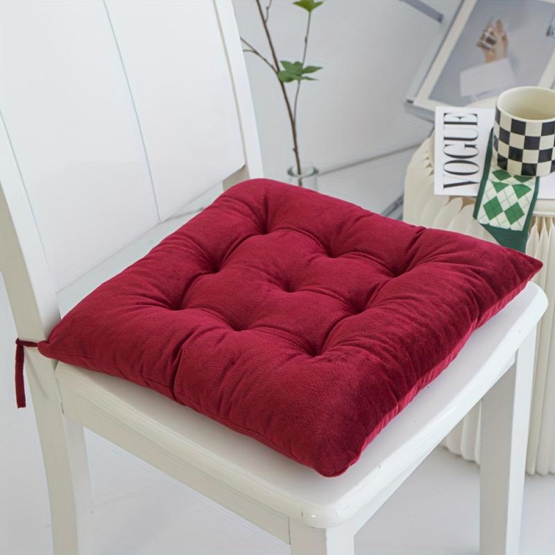 1PC Car Seat Cushion Thick Plush Chair Cushion Office Sitting Butt Cushion