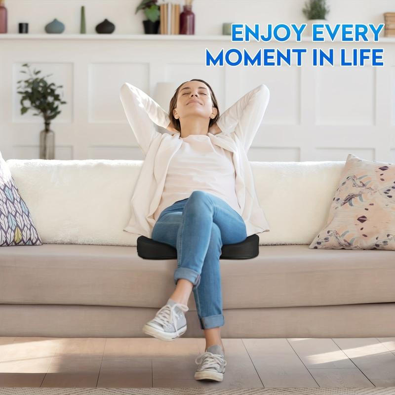 Memory Foam Office Chair & Car Seat Cushions Set