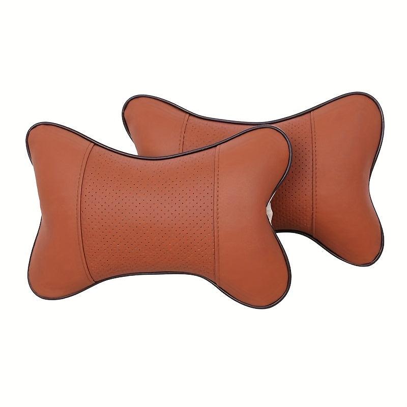 Car Neck Pillow Breathable Mesh Headrest Cushion