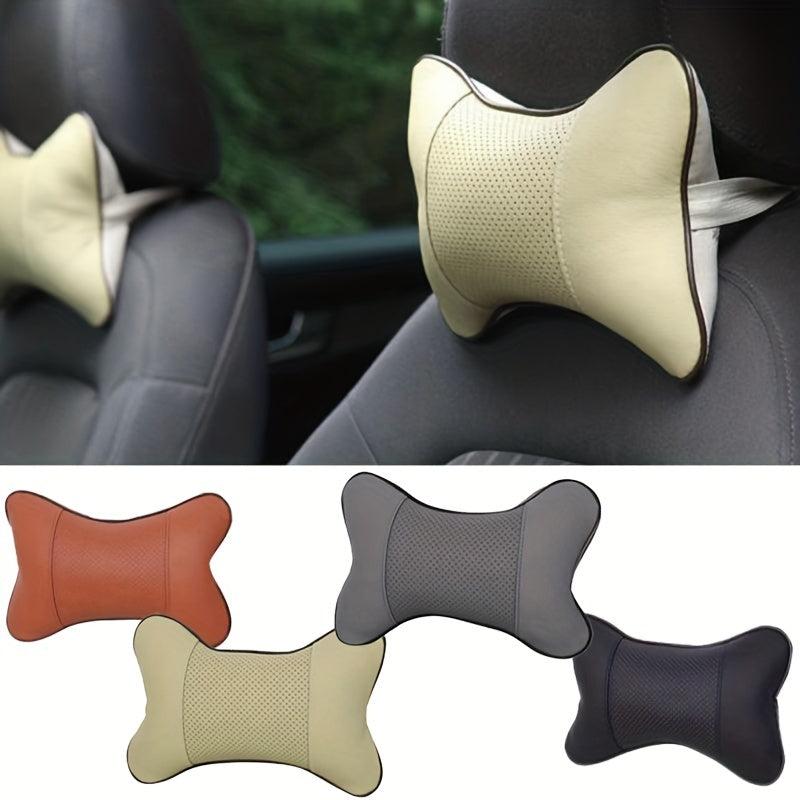 Car Neck Pillow Breathable Mesh Headrest Cushion
