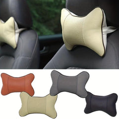 Car Neck Pillow Breathable Mesh Headrest Cushion