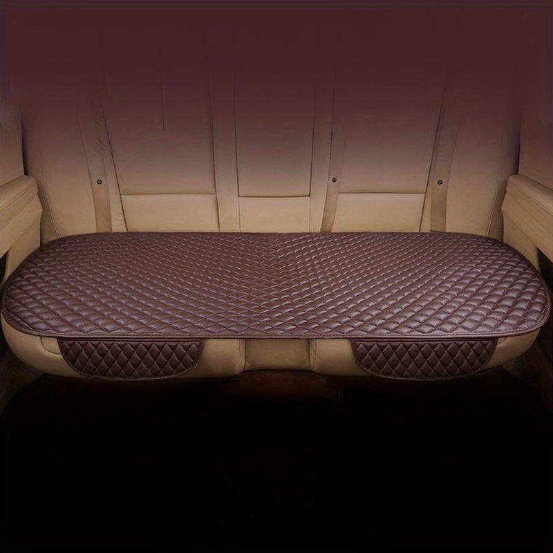 1pc Universal No Tie Non Slip Seat Cushion Automotive Leather Seat Covers