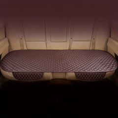 1pc Universal No Tie Non Slip Seat Cushion Automotive Leather Seat Covers