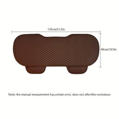 1pc Universal No Tie Non Slip Seat Cushion Automotive Leather Seat Covers